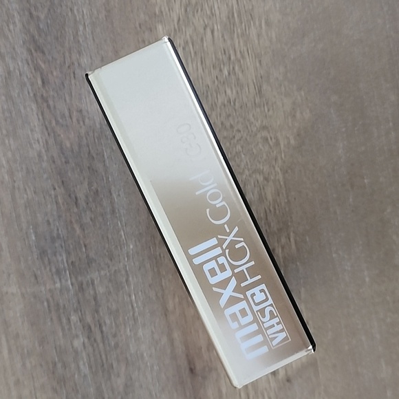 Maxell VHS-C HGX-GOLD TC-30 Blank Camcorder Videotapes – 4 Pack – NWT - Picture 3 of 6